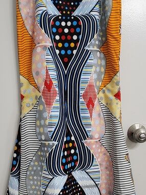 Bold Abstract African-Print  Women's Skirt